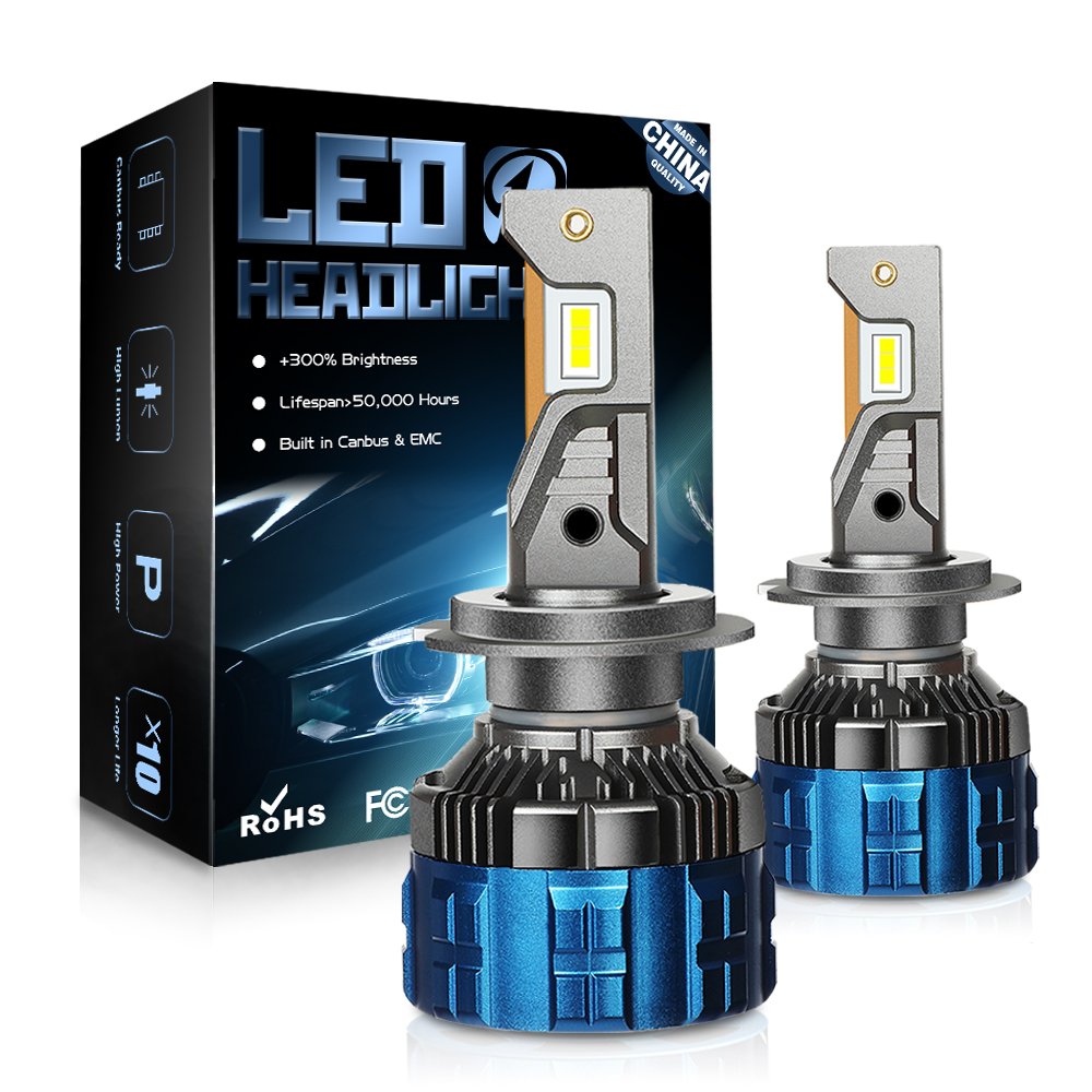 Factory F8 Led Headlight 120w 25000lm 6000K 24v Fan CSP H1 H7 H8 H9 H11 9005 9006 9012 H4 for Auto Lighting System